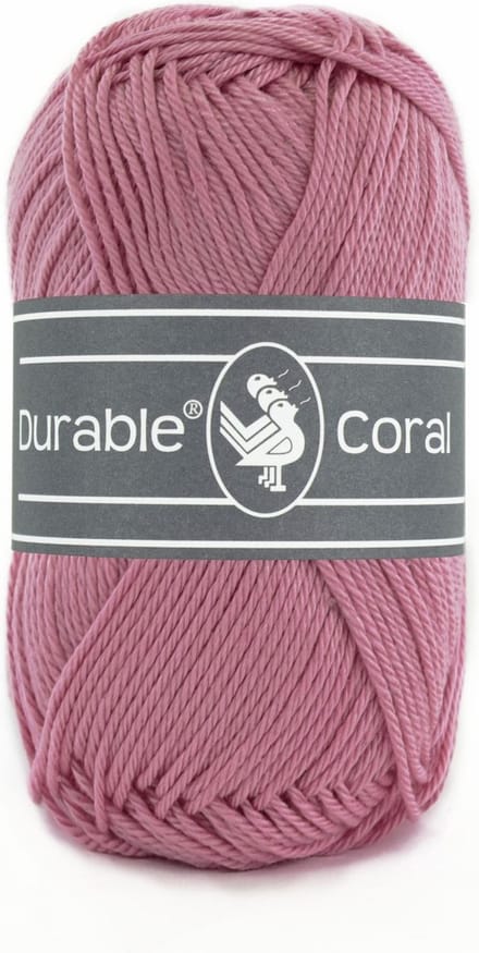 Durable Coral - 228 raspberry - Gemerceriseerd Katoen Garen