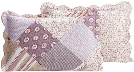 Lavandoux - Kussensloop - Meadow Flowers - 60x70 cm - Roze - Set van 2