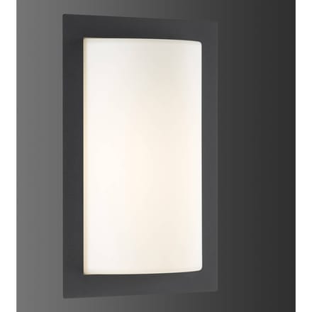 LCD Luis LED buiten wandlamp, grafiet, bewegingsmelder