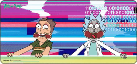Rick and Morty - Gaming Muismat XL - Glitched