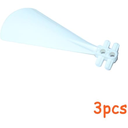 Bouwstenen Windmolen Scène Assemblage Windenergie Opwekking Witte Grote Ventilatorbladen Hernieuwbare Energie Miniatuur MIJN EIGEN CREATIE Tech Blokken white