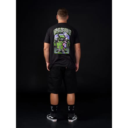 Loose Riders Game Of Bike Tech Tee zwart