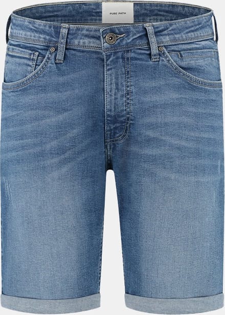 Purewhite Regular Fit Denim Short The Miles