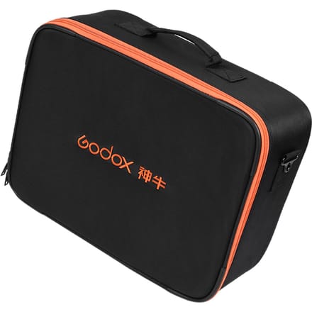 Studioflitser Strobe Gevoerde Harde Draagtas Opbergtas Zwart voor Godox AD600/AD360 Serie Flitser black