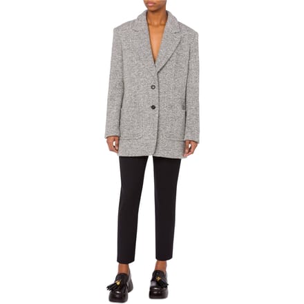 Moschino Grey Classic Jacket Grey Taglia: 38 | Blazers Outlet | Donna | Grigio