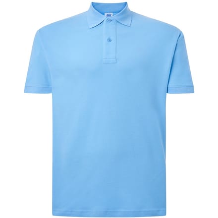 JHK Heren Pique Regular Poloshirt (Sky)