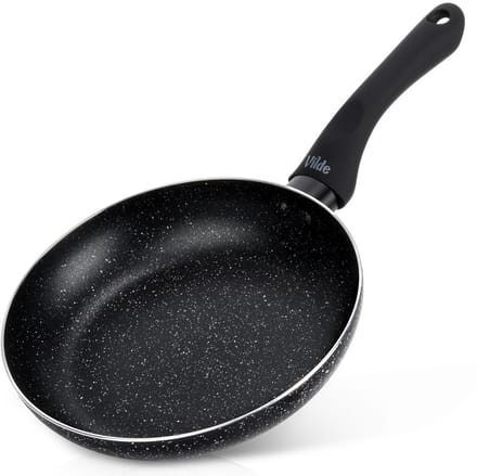 Koekenpan Graniet BLACK LINE 20 cm - Multifunctionele Pan voor Vlees - Groenten