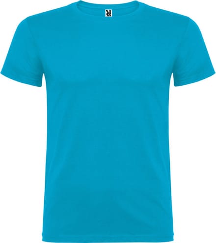 Turqoois 5 pack t-shirts Roly Beagle maat XL