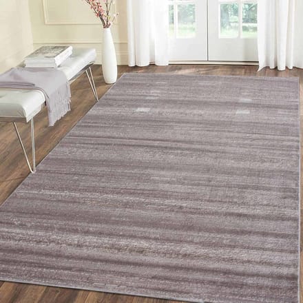 Flycarpets Marlon Vloerkleed Effen Gestreept - Beige - Laagpolig - 120x170 cm