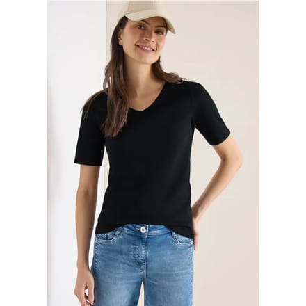Basic katoenen shirt