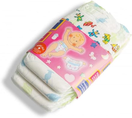Poppen Luiers Set 4-delig voor Poppen tot 35 cm