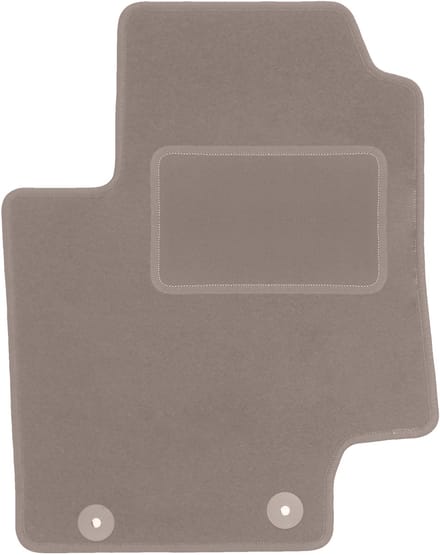 Beige bestuurdersmat voor: Kia Rio II DE hatchback (2005-2011)