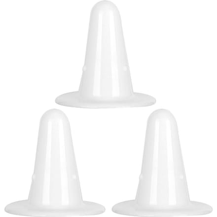 3 STuks Plastic Witte Koe Nep Harde Tepel Veilig Gezond Vee Melkmachine AccessoireWit wit