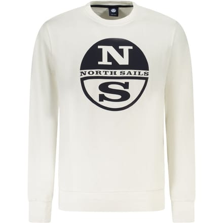 North Sails Witte Katoenen Heren Sweatshirt