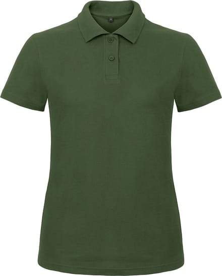 Dames Polo ID.001 Flesgroen merk B&C maat M
