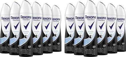Rexona Deospray - Invisible Aqua 150 ml - Voordeelverpakking 12 stuks