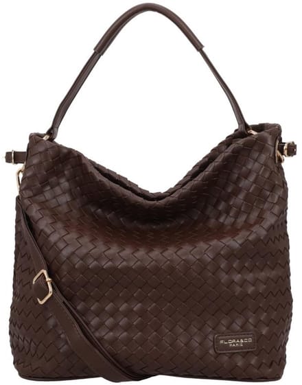 Flora & Co lily Large Handtas Dames - Imitatieleer - Donkerbruin