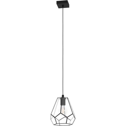EGLO Mardyke Hanglamp - E27 - Ø 23 cm - Zwart