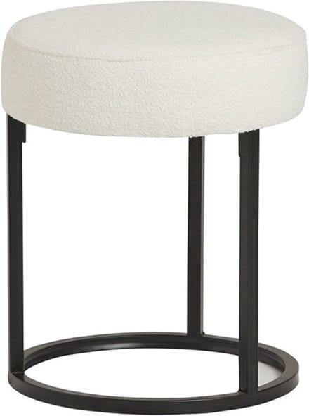 Escabel poef - Ø40 - Alpine - Ivory - Unique Collection
