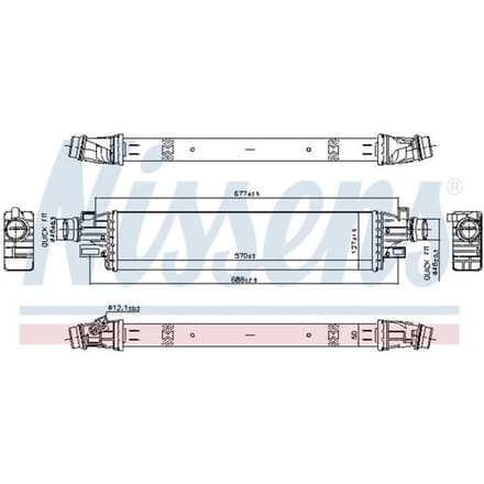 Intercooler NISSENS 961319