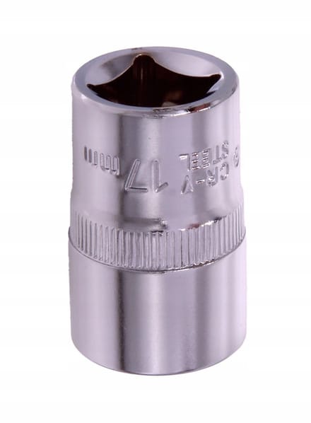 ROOKS 1/2" 17mm Dopslagsleutel, 6-kantig, Professioneel