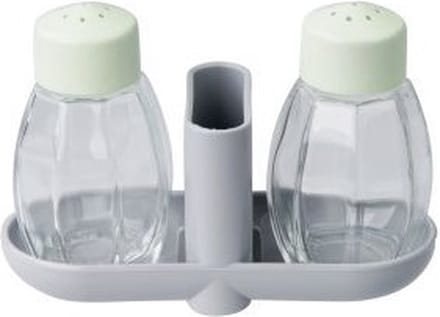 Fackelmann - Eco - Peper & Zout strooier - Met Tandenstoker Houder - 3-dlg