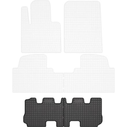 Rubbermatten Hyundai Santa Fe 2013-2018 (geschikt voor 3e zitrij) - Frogum