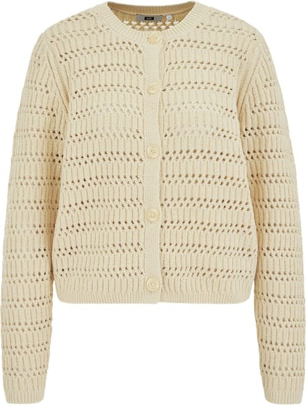 WE Fashion Dames vest met opengewerkte structuur