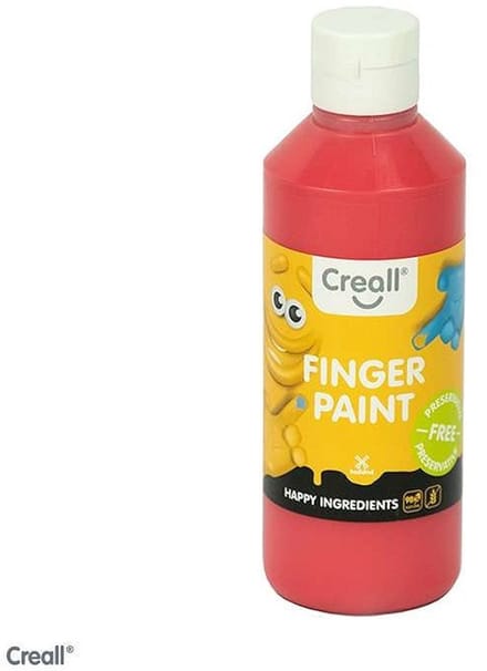 Creall Vingerverf Conserveringsvrij Rood - 250ml