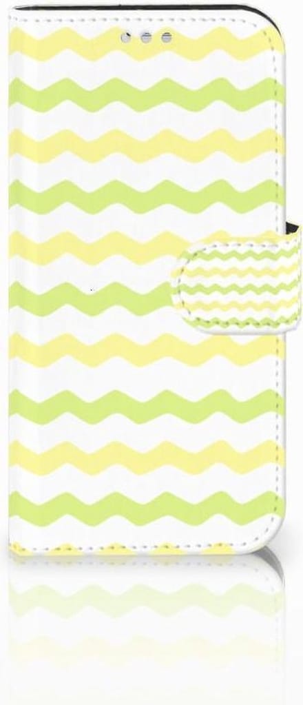 Samsung Galaxy S7 Telefoon Hoesje Waves Yellow