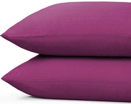 Cozy Covers 100% Katoen - Kussenslopen - Set van 2 - 60x70 cm - Fuchsia