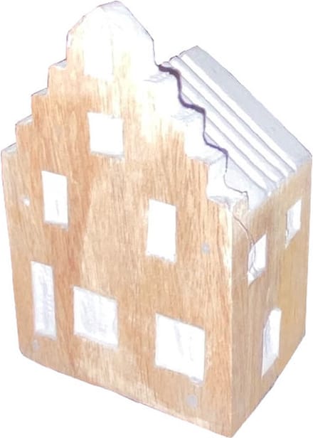 Amsterdams huisje 7x10,5 cm