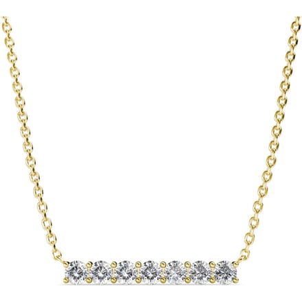 Myriad Birthe Stone-hangers - Goud en kristal