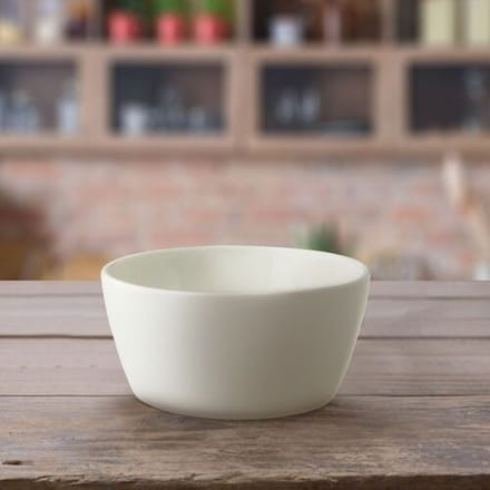 GGM Gastro (12 stuks) Kom - Lux - Porselein - Ø150mm - stapelbaar - Elfenbeinweiß ivoorwit