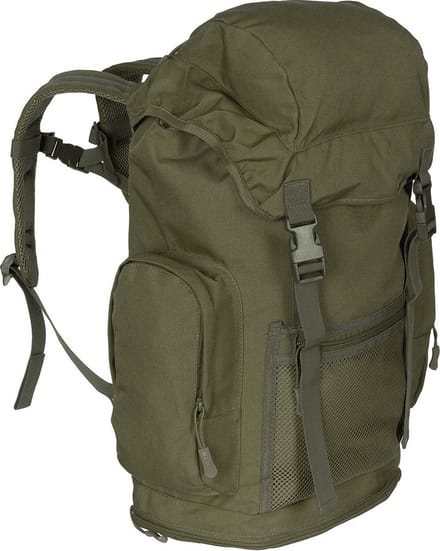 MFH Britse Recon rugzak 30L, met zijtassen, legergroen