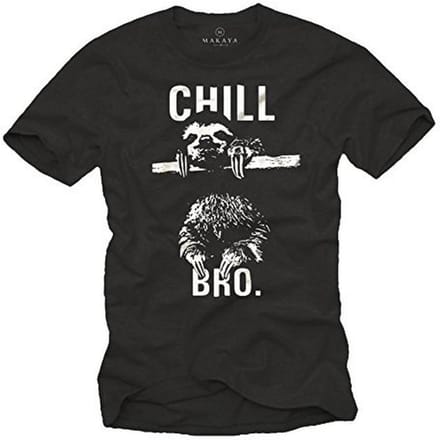 Grappige T-Shirts voor Heren met Spreuken - Luiaard Design