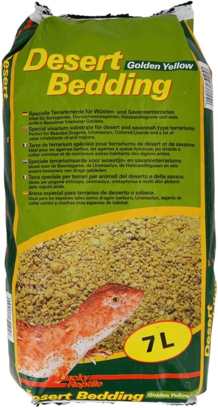 Lucky Reptile Desert Bedding Golden Yellow - Terrarium Bodembedekking - 7 liter