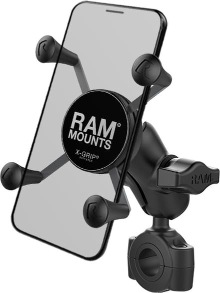 Torque™ smartphone stang bevestigingset met X-Grip RAM-B-408-75-1-A-UN7U - Kort