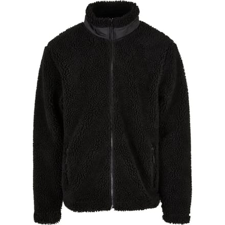 Urban Classics - Basic Sherpa Jacket - S - Zwart