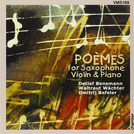 CD BENSMANN TRIO - Eychenne/Busch/Bensmann/Fried  VMS169 Europe Music Overige Gebruikt brown
