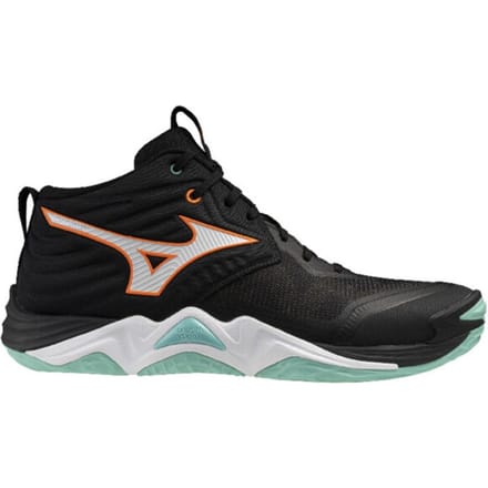 Mizuno Wave Momentum Elite Mid Indoorschoenen SR Zwart 45