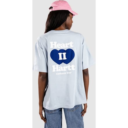 T-shirt met labelbadge, model 'Heart II Hartt'