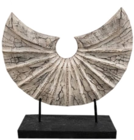 Ornament halve schelp M