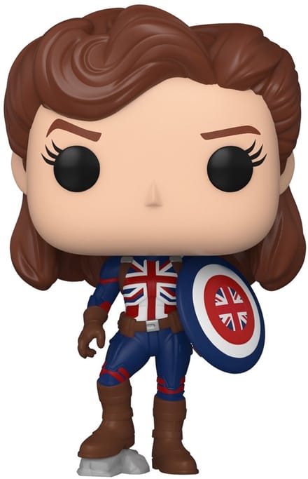 Funko What If...? Verzamelfiguur Pop! Vinyl - Marvel Anything Goes Captain Carter Multicolours