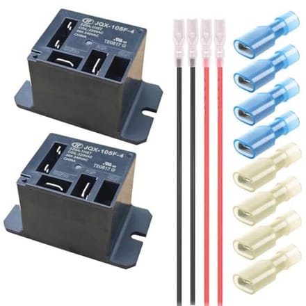 Miniatuur Vermogensrelais 30A - 220V AC met Snelkoppelingsdraden