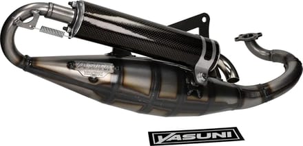 Uitlaat Yasuni R carbon Peugeot horizontaal 2 Takt