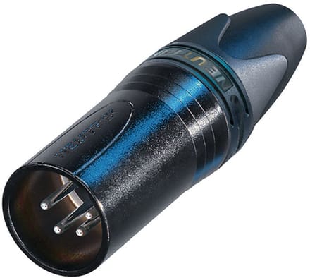 Neutrik NC4MXX-BAG XLR 4-pins (m) connector / zwart