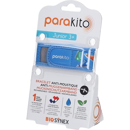 Parakito Anti-muggenarmband oplaadbaar Junior 3+ Sneakers 1 Armband