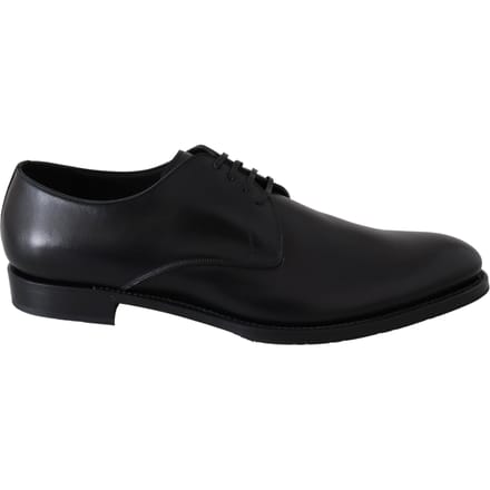 Dolce & Gabbana Zwarte Leren SARTORIA Handgemaakte Schoenen