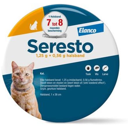 Seresto vlooienhalsband voor katten Halsband 38cm - NL